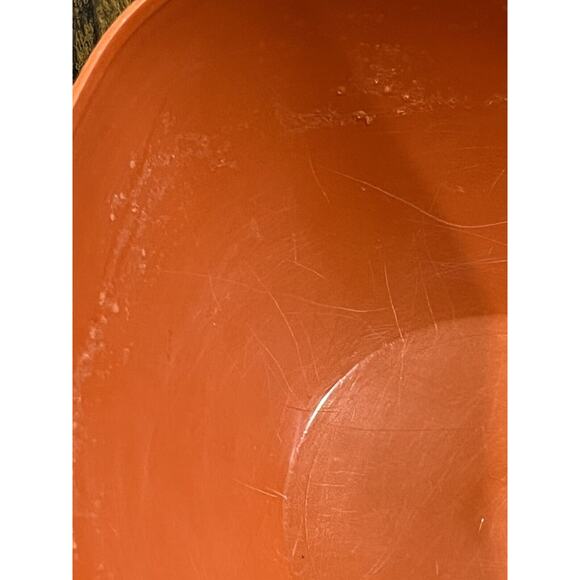 Tupperware Orange Tangerine Servalier Bowl LOT with Lids 838-16 & 840-6 - Picture 8 of 16